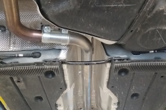 Skoda Octavia 3 RS 169 kW - výměna středního dílu za trubku nerez - 63,5 mm